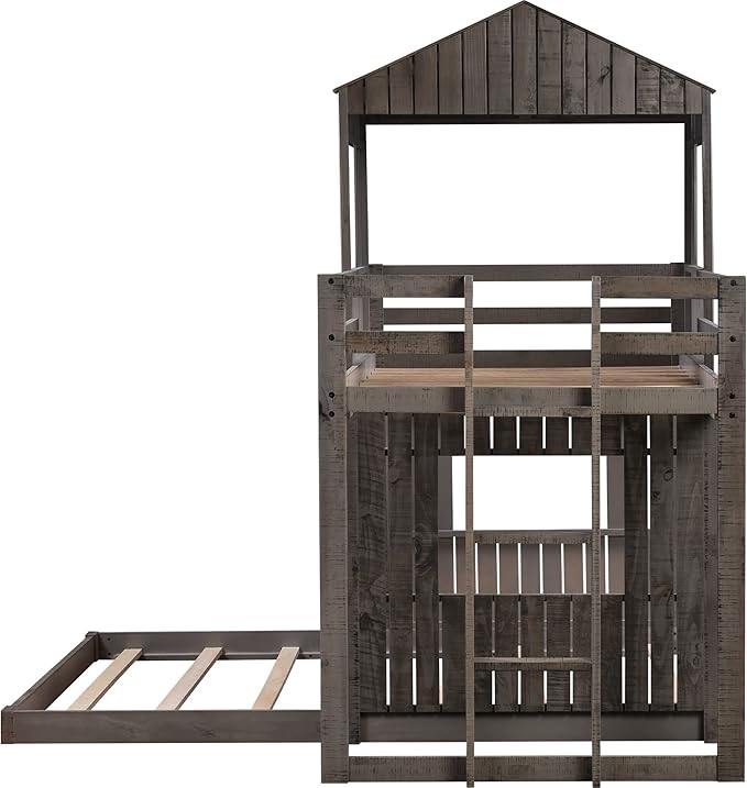 Ball & Cast Twin Over Full Playhouse Bunk Bed - Image 5