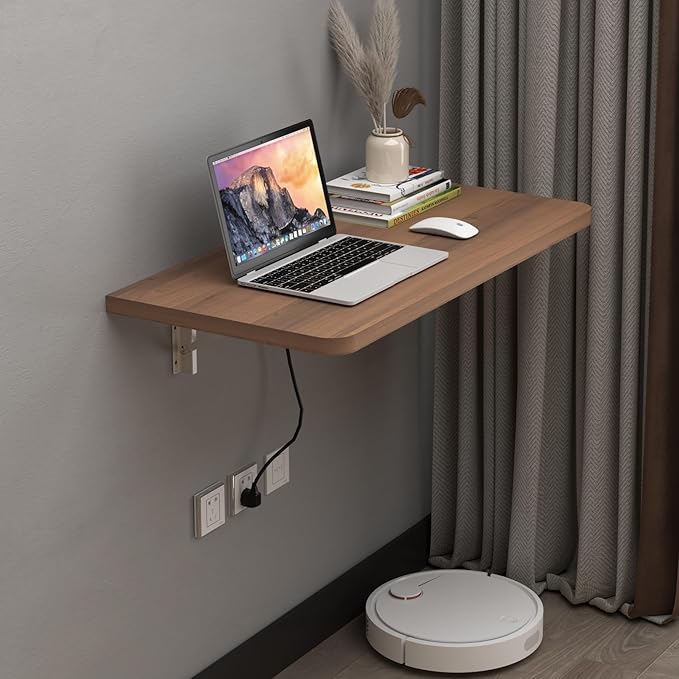 Pmnianhua 31'' Wall Mounted Drop Leaf Table, Folding Table, Fold Down Wall Desk by Pmnianhua
