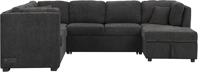 Ball & Cast 108.6" Sleeper Sectional Pull Out Sofa - Image 3