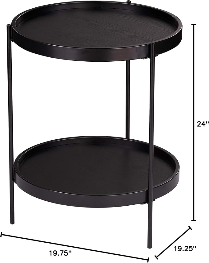 SEI Furniture Verlington End Table - Image 11