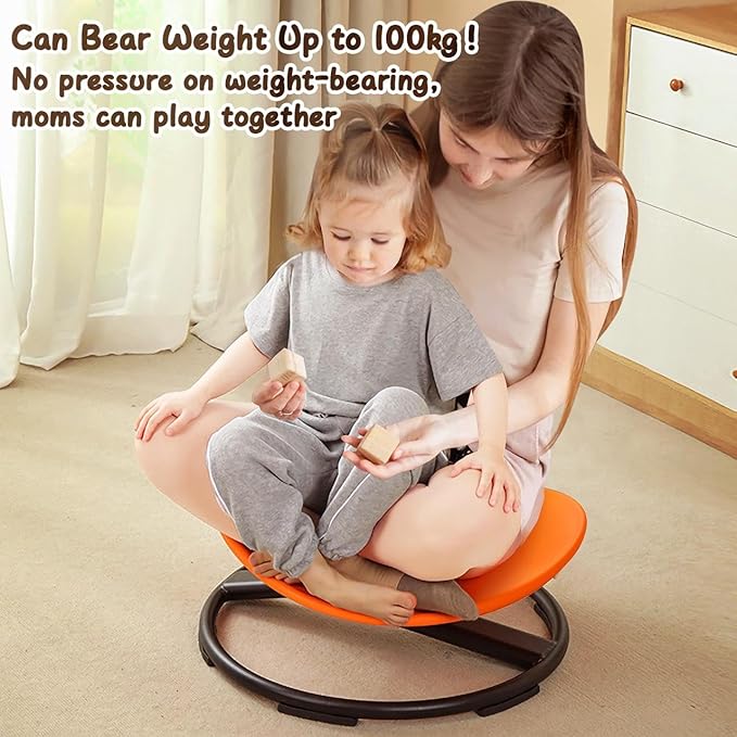 Kids Sensory Spinning Chair for Autism Ages 3+, Sit and Spin Swivel Chair for - Image 6