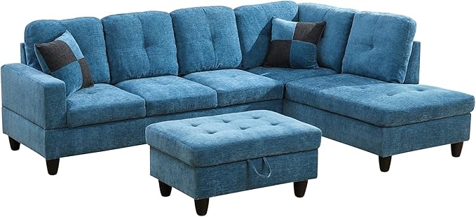 103.5" Oversized Sectional Couch, L Shaped Couch - Image 7