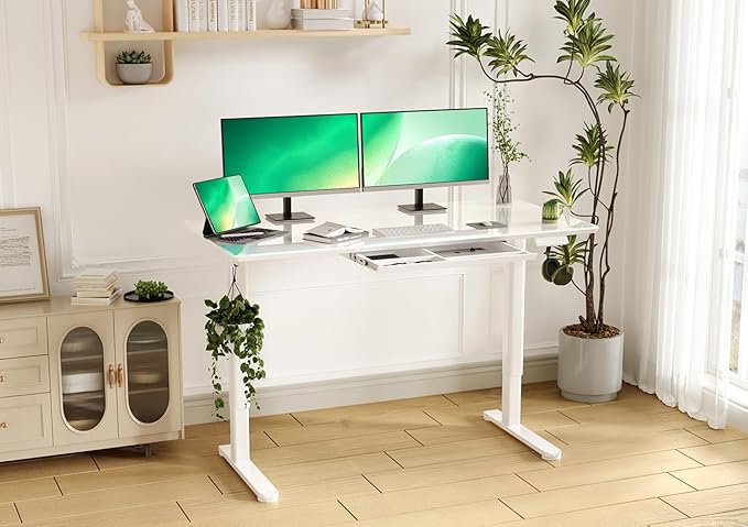 INNOVAR Glass Standing Desk - Image 2