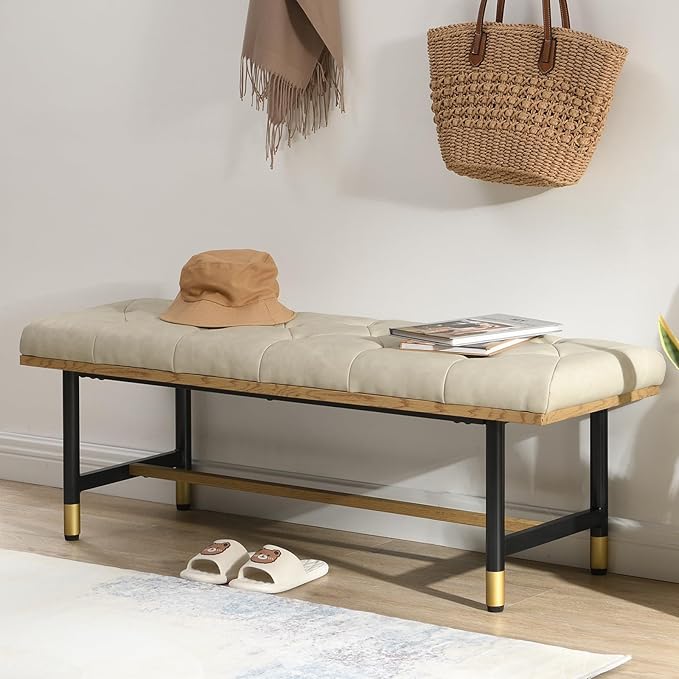 Shoe Bench Entryway, End of Bed Bench, Bench by FERFALDER