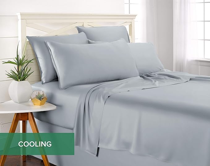 California King Sheets by Pure Bamboo, Genuine 100% Organic Viscose Derived - Image 4