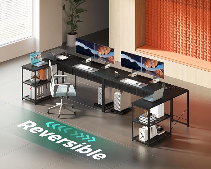 AODK 61 Inch L Shaped Computer Desk - Image 8