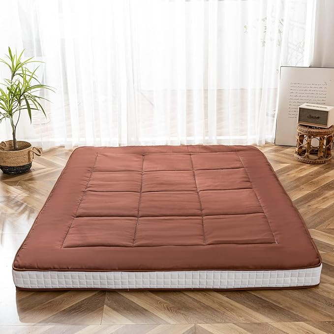 MAXYOYO Futon Mattress, Japanese Floor Mattress Queen Size, Quilted Bed - Image 8