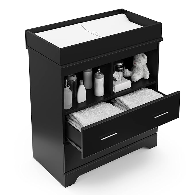 Storkcraft Brookside 2 Drawer Changing Table Dresser – GREENGUARD Gold Certified - Image 11