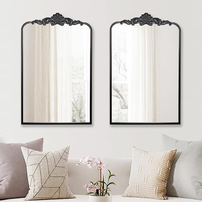 Ruomeng Traditional Wall Mirror, Accent Mirror - Image 5