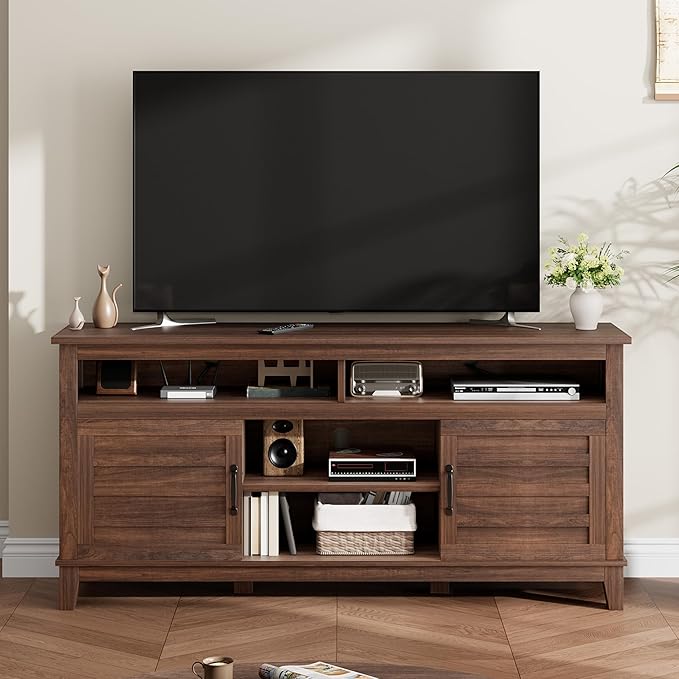GarveeHome TV Stand for 63 in, Entertainment Center - Image 4
