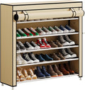 Calmootey 5 Tier Shoe Rack Organizer to Hold 25 Pairs, Portable Shoe Shelf by Calmootey