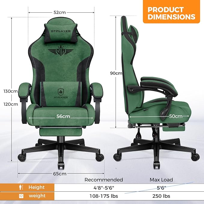 GTPLAYER Gaming Chair Fabric - Image 3