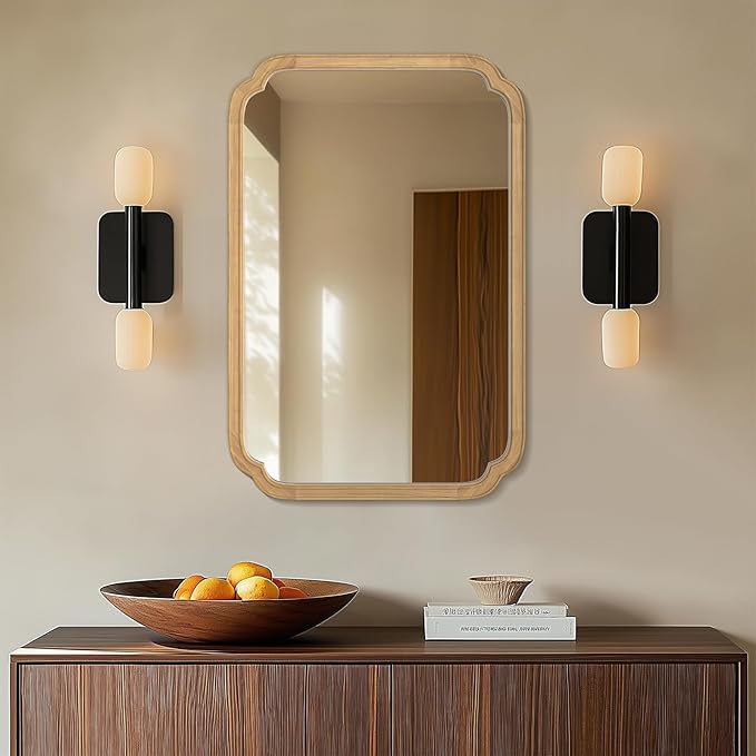 WallBeyond 24" x 36" Rounded Corner Arch Wall Mirror - Image 3