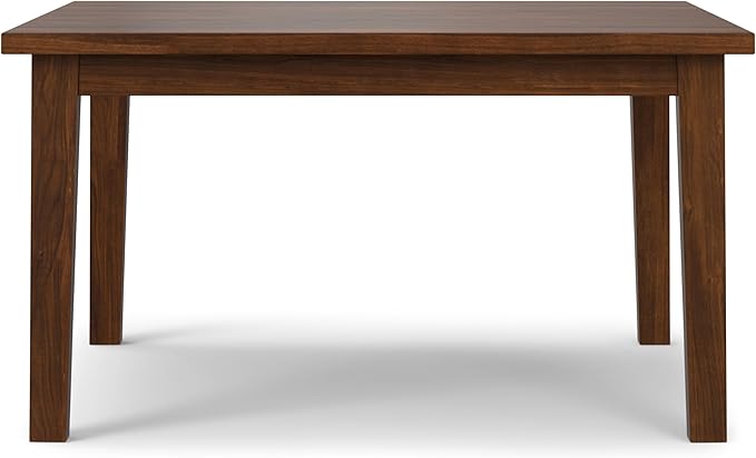 SIMPLIHOME Eastwood Square Dining Table, Solid Wood Walnut Veneer in Walnut - Image 11