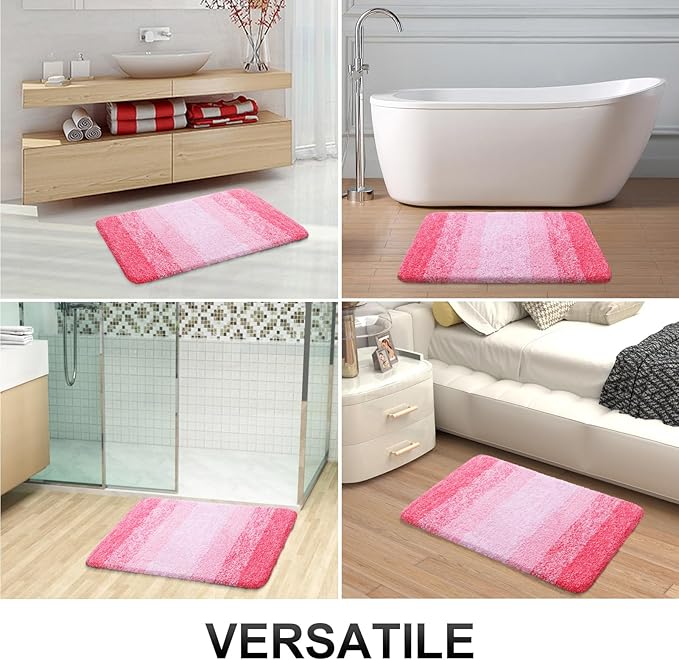 OLANLY Bathroom Runner Rugs 47x20, Extra Soft Absorbent Microfiber Bath Rugs - Image 6