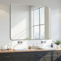 Bathroom Mirror 48" x 36", Large Rectangle Wall Mirror, Entryway Decor by Unknown
