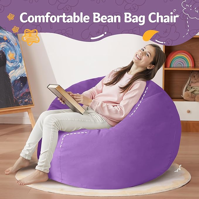 Homguava 2FT Bean Bag Chair: 2' Bean Bags - Image 7