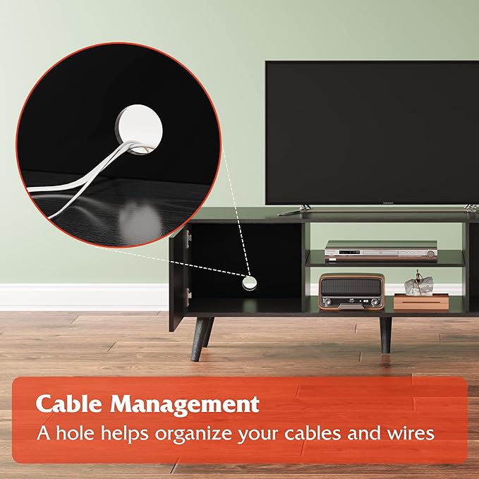 WLIVE TV Stand for 55 60 inch TV, Entertainment Center - Image 6