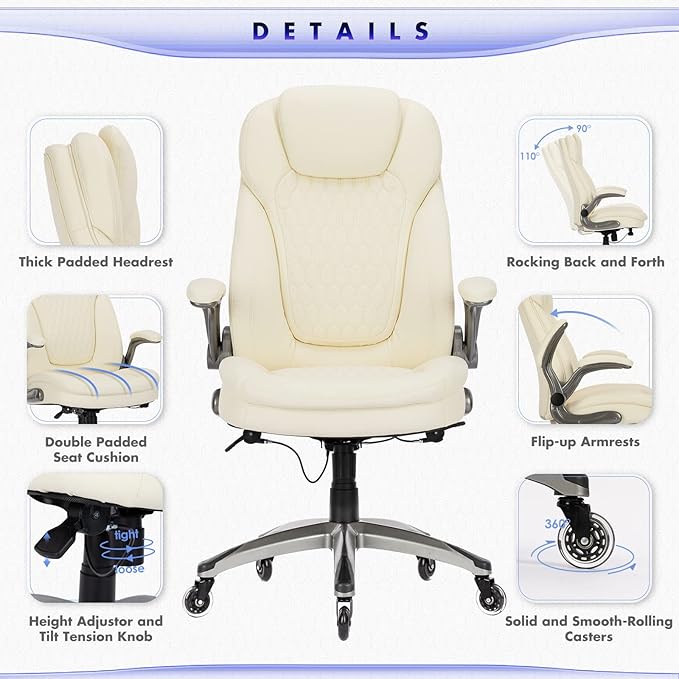 Executive Office Chair-Ergonomic Computer Desk Chair - Image 6