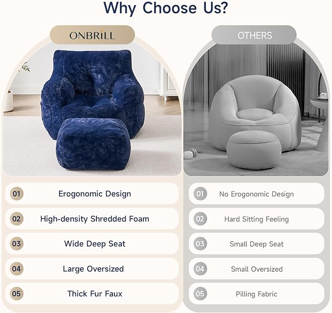 Giant Bean Bag Chairs for Adults - Image 6