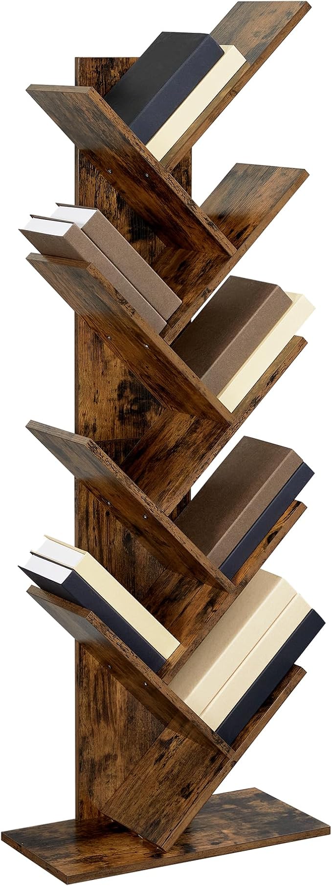 VASAGLE Bookshelf, Tree-Shaped Bookcase - Image 6