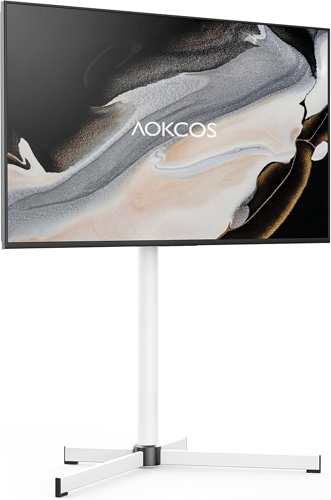 Modern Minimalist Swivel Floor TV Stand by Aokcostvstand
