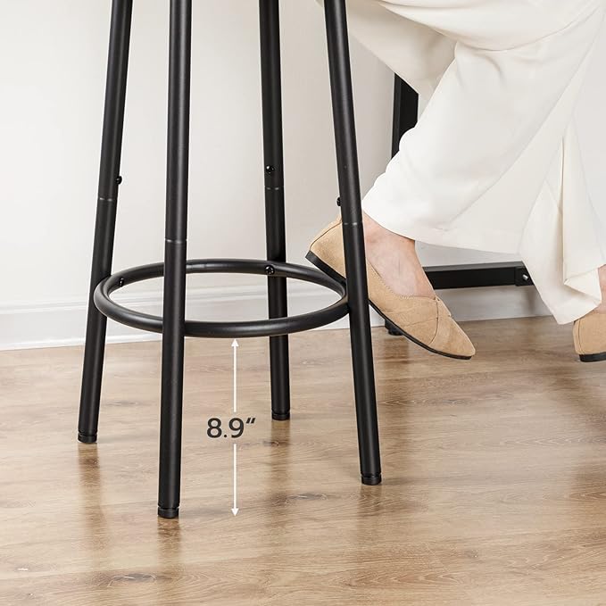 HOOBRO Bar Stools, Kitchen Round Height Stools - Image 9