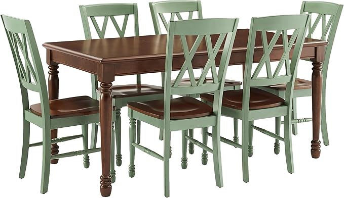 Crosley Furniture Shelby 7-Piece Traditional Dining Table Set by CrosleyFurniture