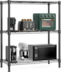 750 lbs 3 Tier Storage Rack Metal Wire Shelving Unit, Storage Standing Shelf by MEIGAOPLASTICANDMETALHKCOLIMITED