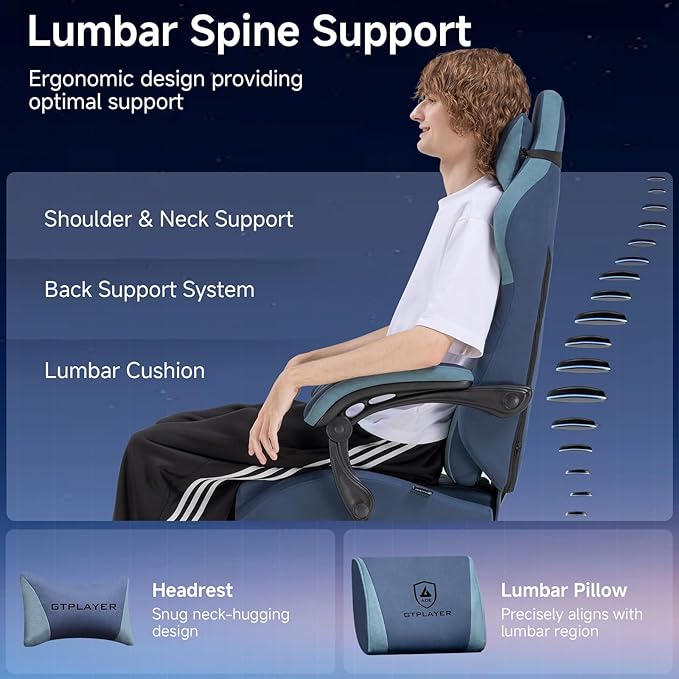 GTPLAYER Gaming Chair, Video Game Chairs - Image 8