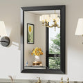 22x30 Inch Black Bathroom Mirror by Briivuemodernmirrors