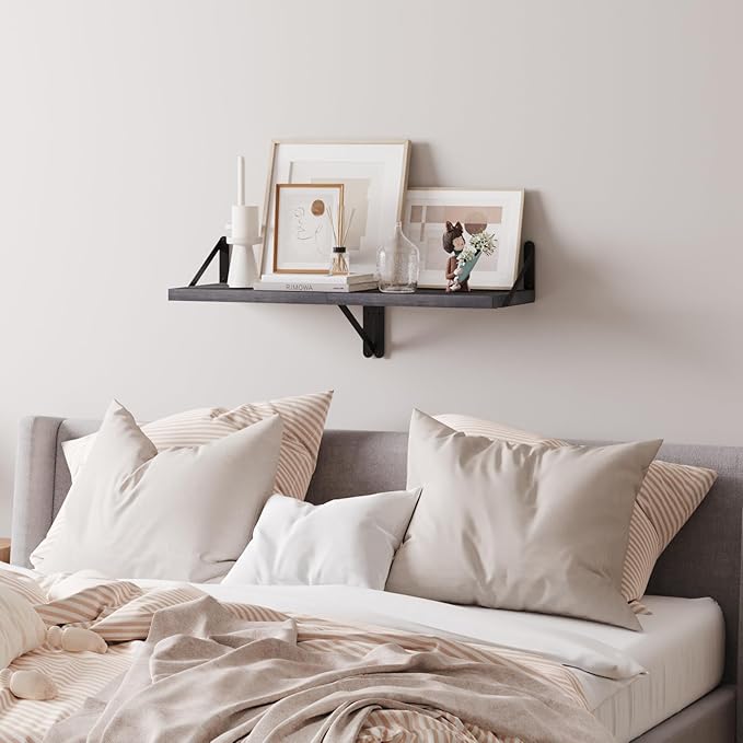 SAUMONIERES Floating Shelves Wall Bookshelf - Image 5