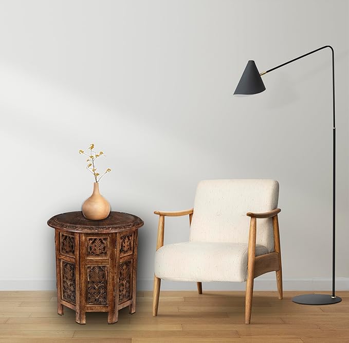 Lightnpro Elegant Handcrafted Wooden End Table - Image 6