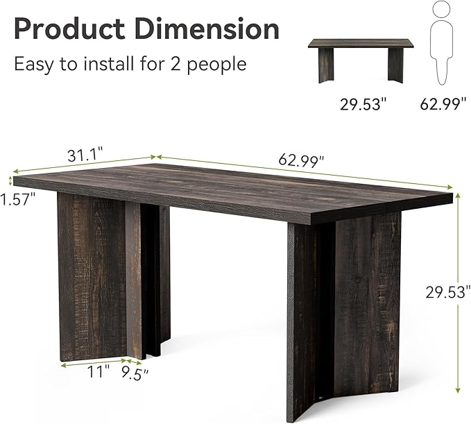LITTLE TREE Wooden Dining Table Set - Image 3