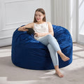 Hobestluk 3FT Bean Bag Chair Giant Bean Bag Chairs by YourHomeDeservesMore