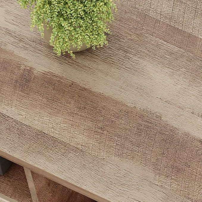 FATORRI Coffee Table for Living Room, Rustic Wood Center Table - Image 4