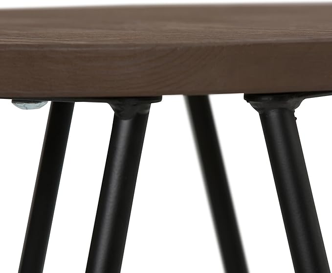 SIMPLIHOME Simeon Industrial Metal 26 inch Metal Counter Height Stool - Image 6