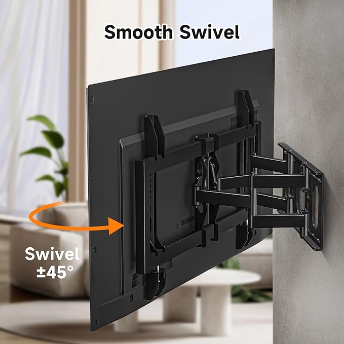 Ultra Slim Full Motion TV Wall Mount - Image 8