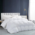 Luxurious White Solid Heavy Weight, Queen Size Goose Feathers Down Comforter by EgyptianBedding