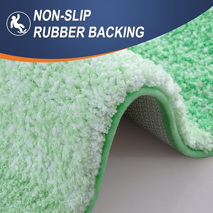 OLANLY Bathroom Runner Rugs 47x24, Extra Soft Absorbent Microfiber Bath Rugs - Image 4