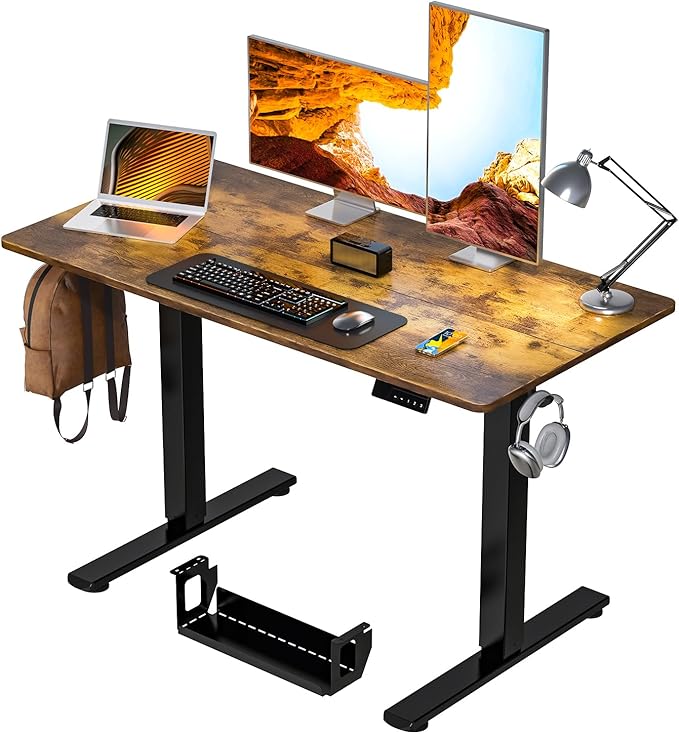 Kingant Standing Desk Height Adjustable Electric Stand Up Desks by KINGANT