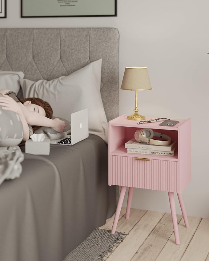 Nightstand, Modern Bedside Table - Image 4