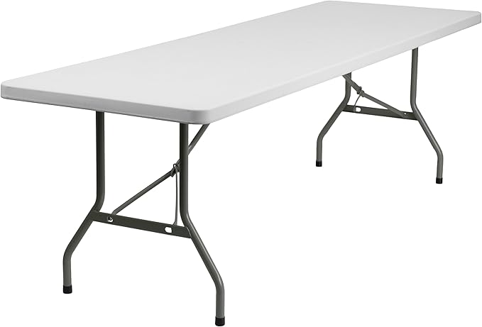 Flash Furniture Elon 8' Rectangular All-Occasion Plastic Folding Event Table by FlashFurniture