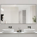 60x36 Inch Black Bathroom Mirror by Bonverre