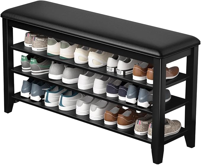Shoe Rack Bench Entryway Storage by Taitiy