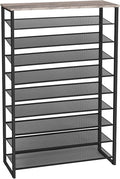 HOOBRO 10-Tier Shoe Rack, 39.4" L Shoe Storage Organizer, Large Capacity Shoe by HOOBRO
