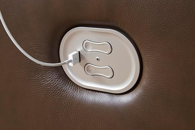 Signature Design by Ashley VonRyan Modern Zero Gravity Leather Match Power - Image 13