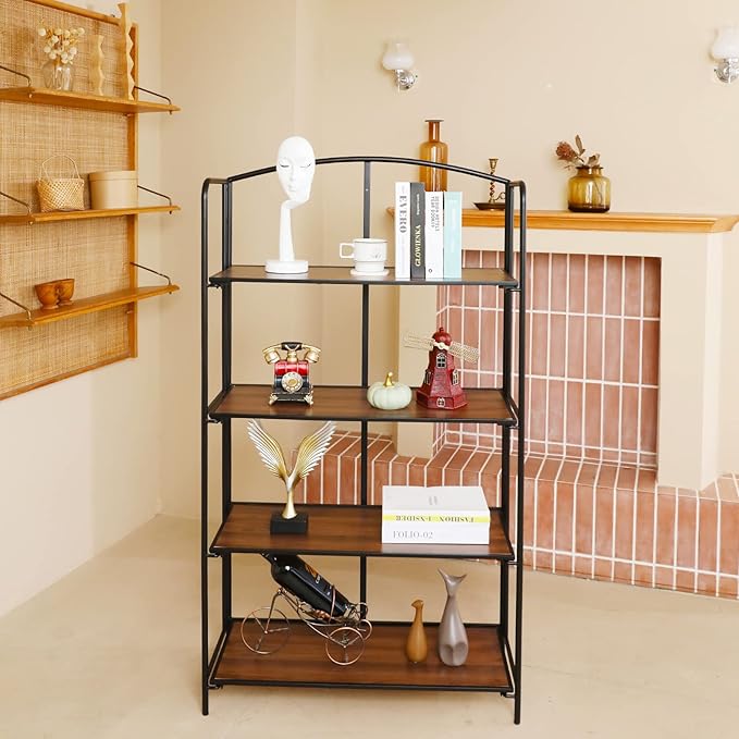 Crofy No Assembly Folding Bookshelf - Image 4