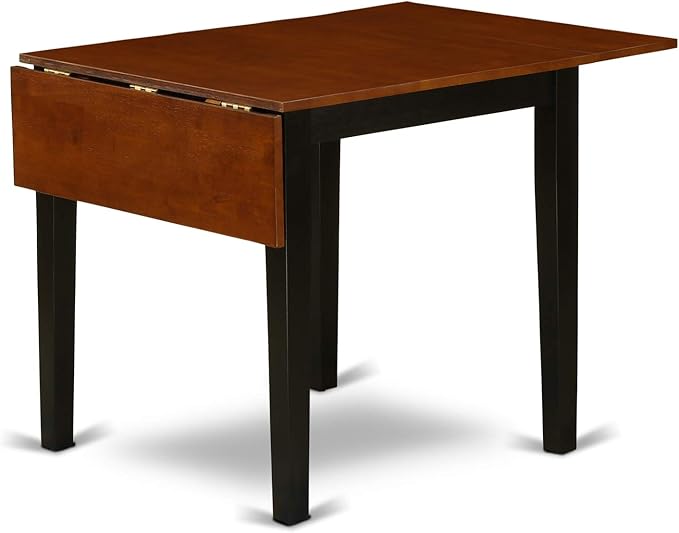 East West Furniture NDAV5-BCH-W 5 Piece Dining Table Set - Image 7