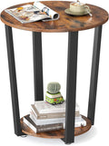 VASAGLE End Table, Round Side Table by VASAGLEbySONGMICSHOME